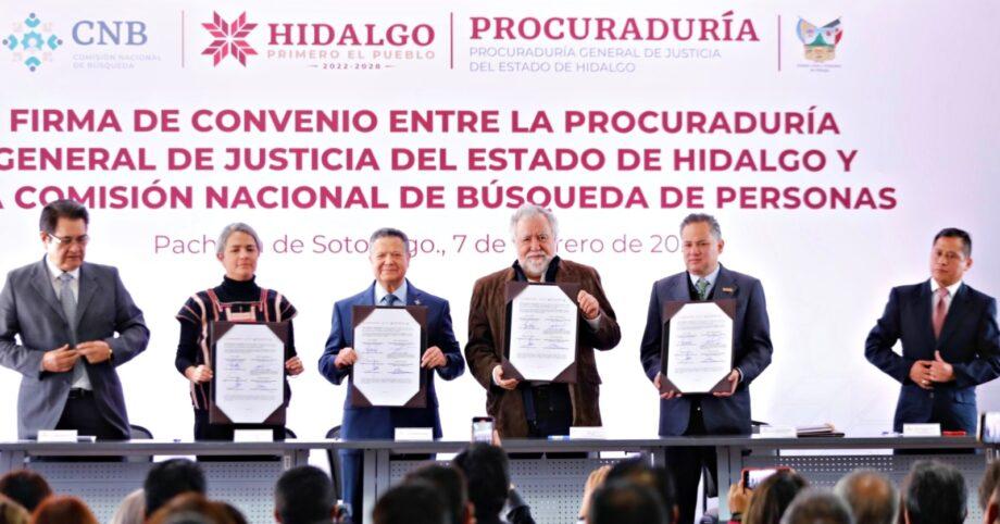 Hidalgo recibirá 24 mdp para mejorar búsqueda de personas desaparecidas