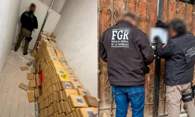 Decomisan más de una tonelada de cocaína en domicilio de Hidalgo