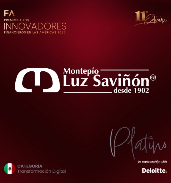 Premio Platino distingue la transformación digital de Montepío Luz Saviñón