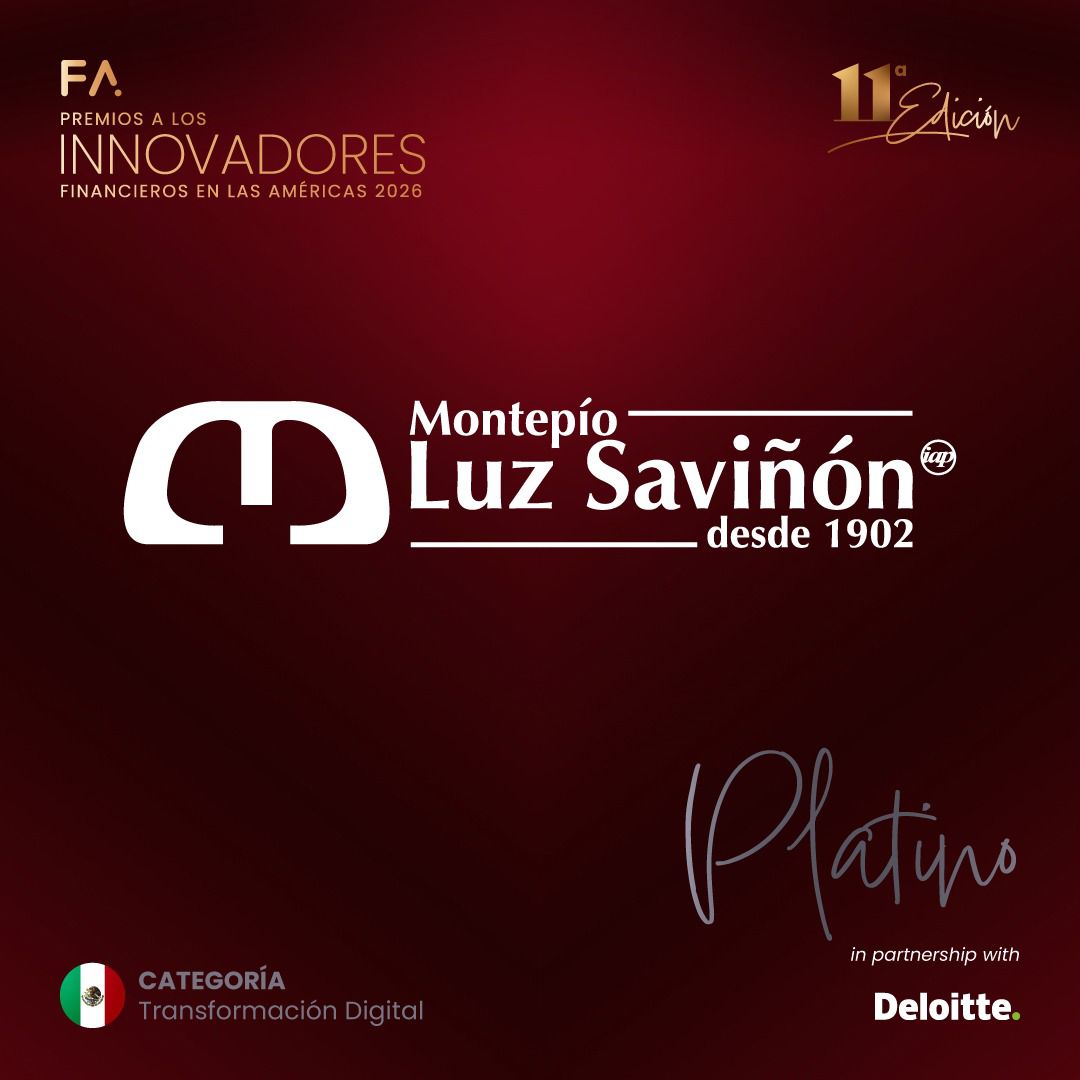 Premio Platino distingue la transformación digital de Montepío Luz Saviñón